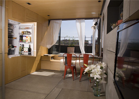 原木與混凝土擦出火花、混凝土