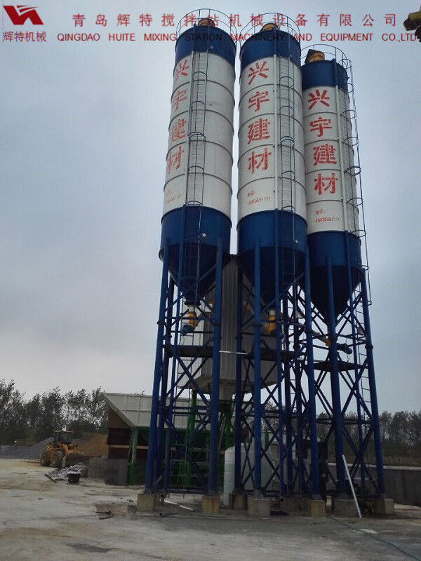 輝特攪拌站HZS75特別適合于干硬性、半干硬性混凝土的生產(chǎn)