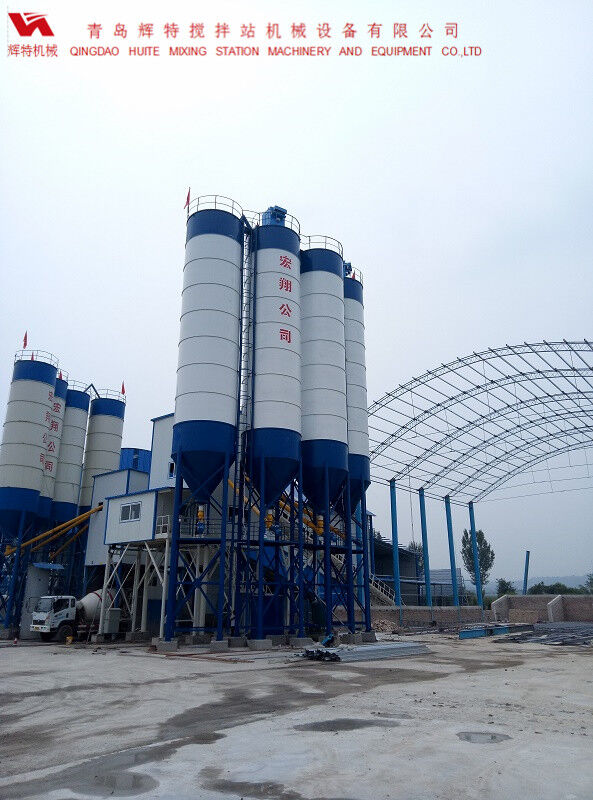 輝特混凝土攪拌站HZS120---直觀的操作畫(huà)面，簡(jiǎn)單易懂