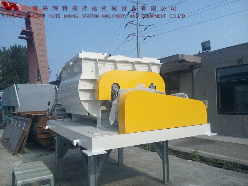 JS750攪拌臂采用偏心式設(shè)計(jì)，延長使用壽命，青島輝特機(jī)械