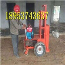 不開玩笑！自走式四輪鏈條打夯機 柴油夯錘機